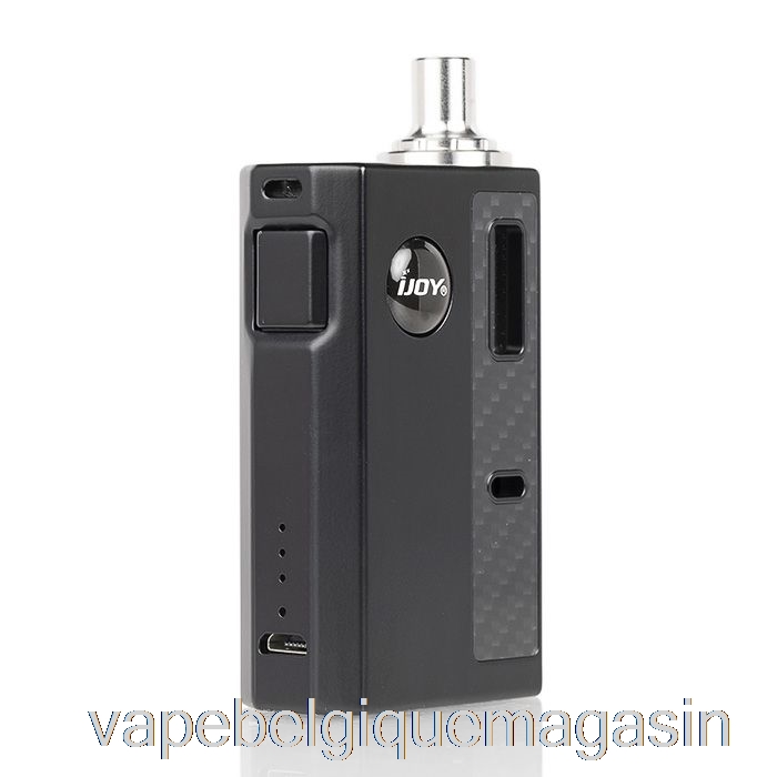 Vape Jetable Ijoy Mercure 12w Aio Pod System Carbone Noir